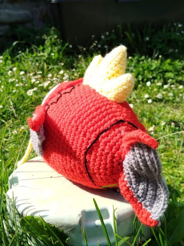 Magicarpe au crochet de dos