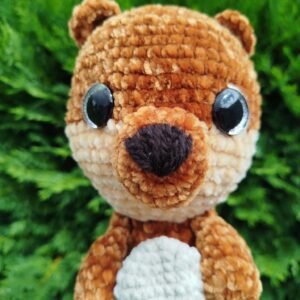 portrait loutre laine chenille